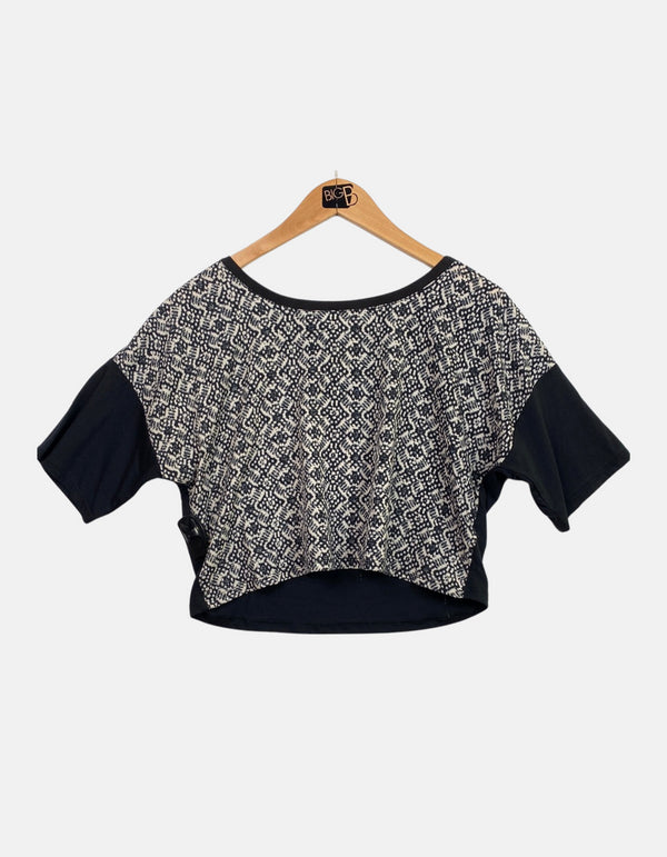 T-shirt black & white FM